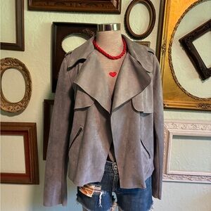 Kut from the Kloth Jacee Draped Open Front Jacket